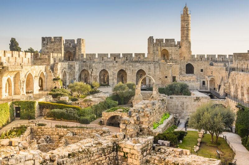 Dávidova veža v starom meste Jeruzalemskom