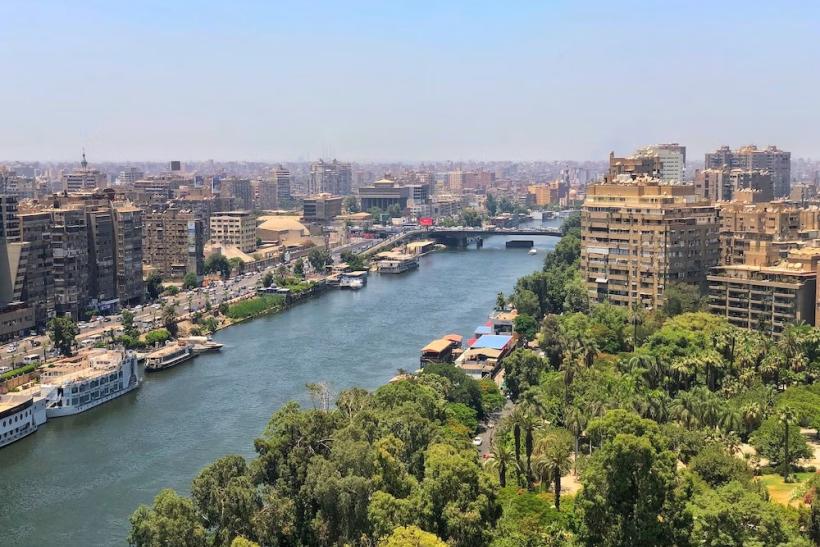 Dnešná Káhira. Egypt