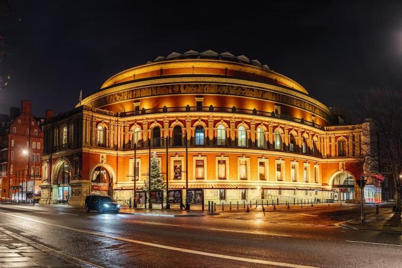 Koncertná budova Royal Albert Hall. Londýn