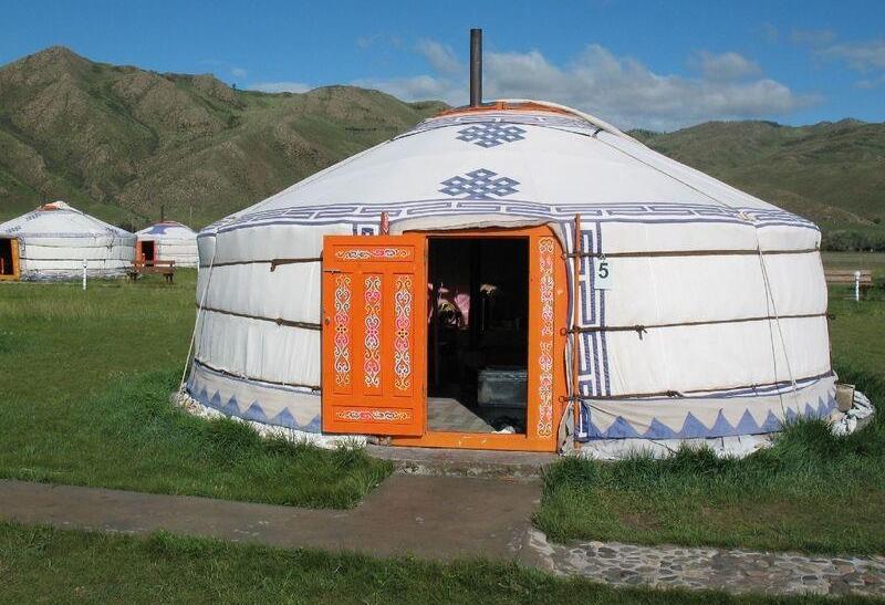 Tradičné obydlie mongolských nomádov - jurta. Foto: archív CK SATUR