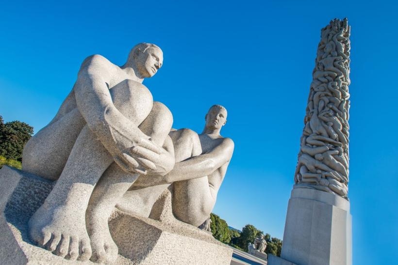 Gustav Vigeland vytesal pomocou naozaj veľmi jednoduchej technológie kladiva a dláta sochy, z ktorých sálajú emócie. FOTO: depositphotos.com