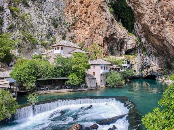 Kláštor v mestečku Blagaj