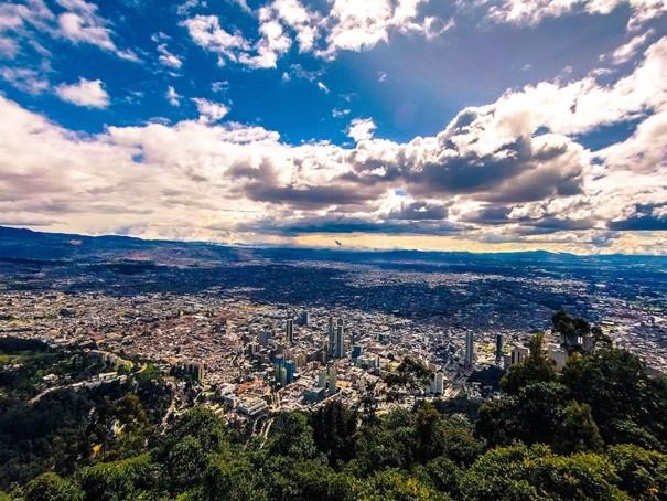 pohľad na Bogotu
