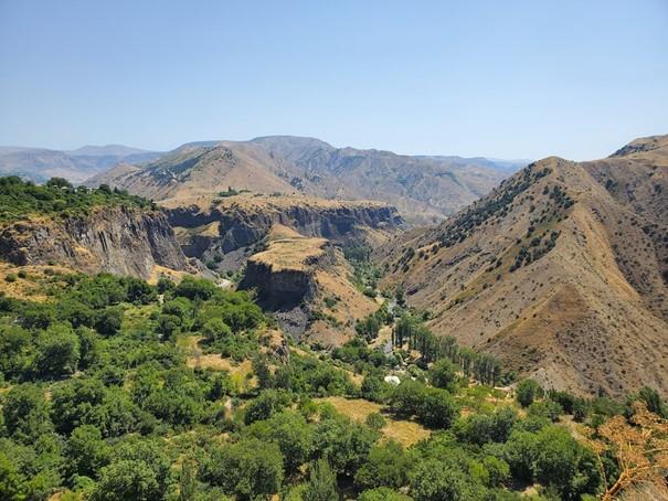 Kaňon Garni v Arménsku