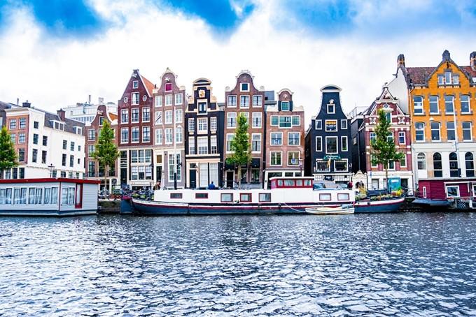 Amsterdam budovy