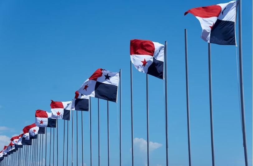 Panamská vlajka.