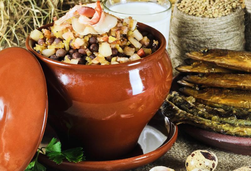 Typické pobaltské jedlo.