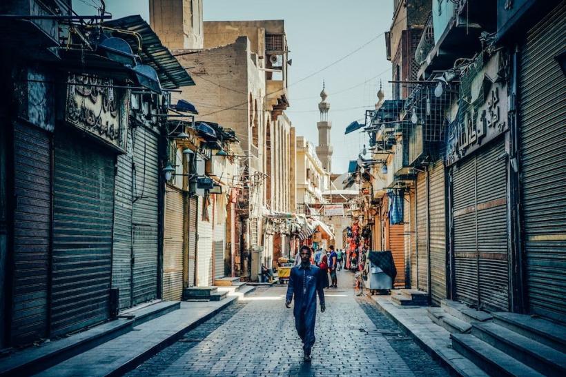 Ulica al-Muizz. Káhira. Egypt