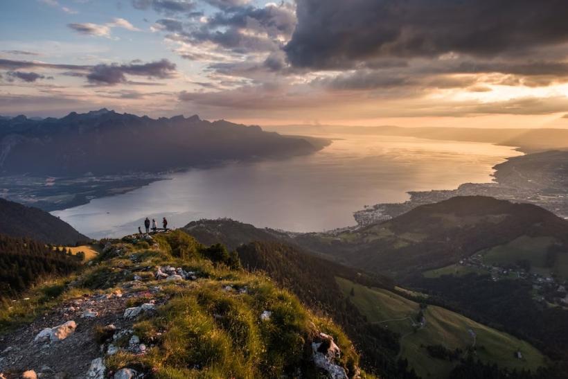 Vyhliadka Dent de Jaman nad Montreux