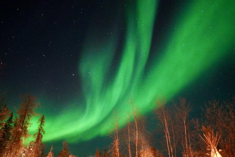 Yellowknife a Aurora Borealis