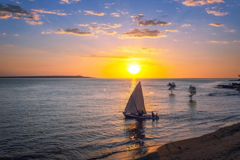 Západ slnka na Madagaskare