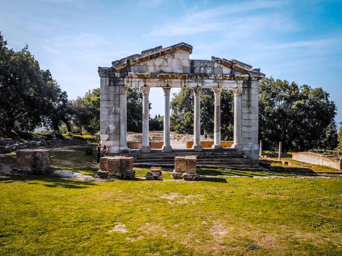 Ruiny v meste Apollonia