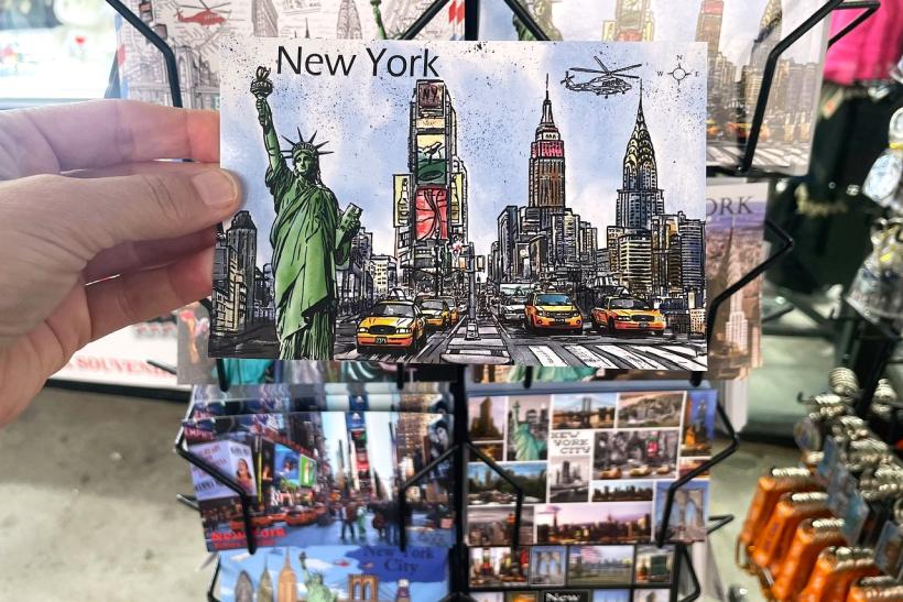 Pohľadnica mesta New York.