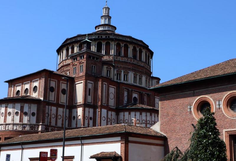 Kostol Santa Maria delle Grazie v Miláne.