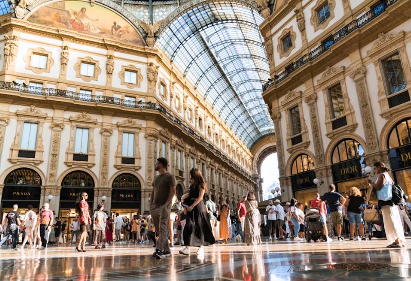 Galéria Victora Emanuela v Miláne.