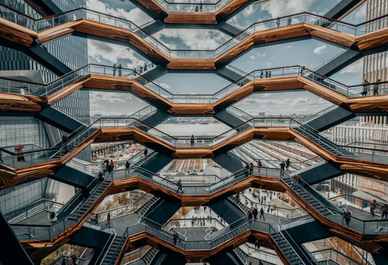 Ikonická rozhľadňa Hudson Yards, New York