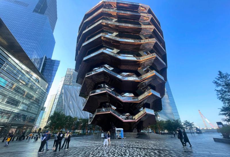 Vyhliadka Vessel v časti Hudson Yards.