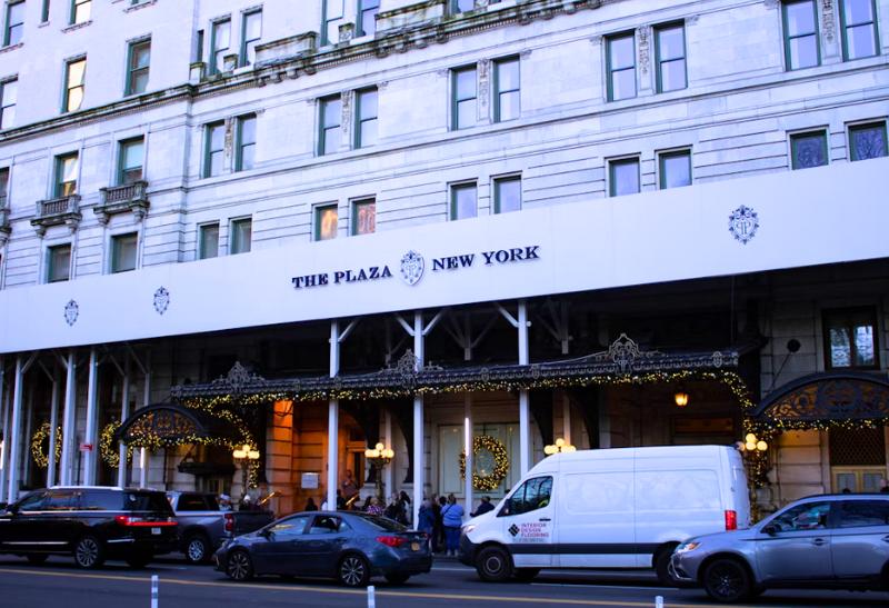 The Plaza Hotel v New Yorku.