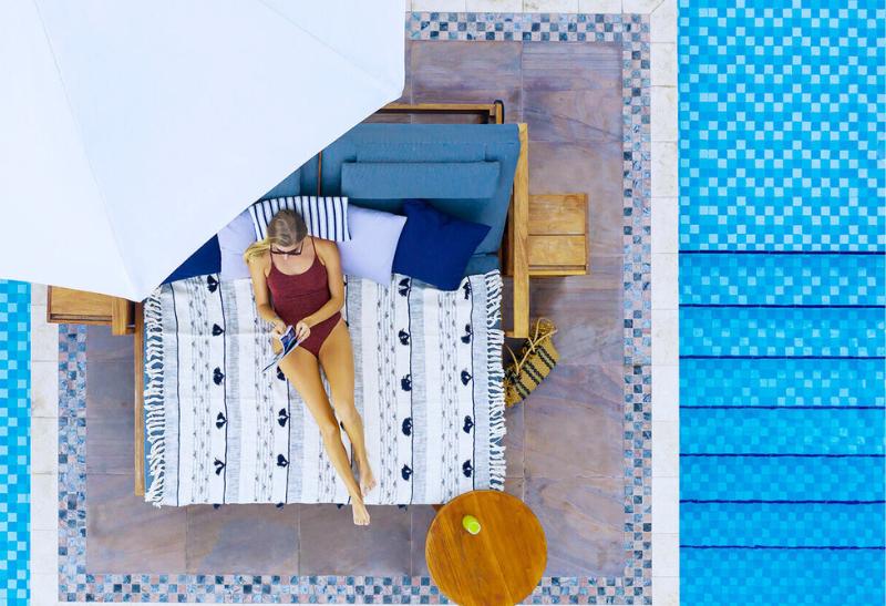 Plážový klub v Dubaji.