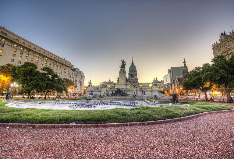 Centrum mesta Buenos Aires.