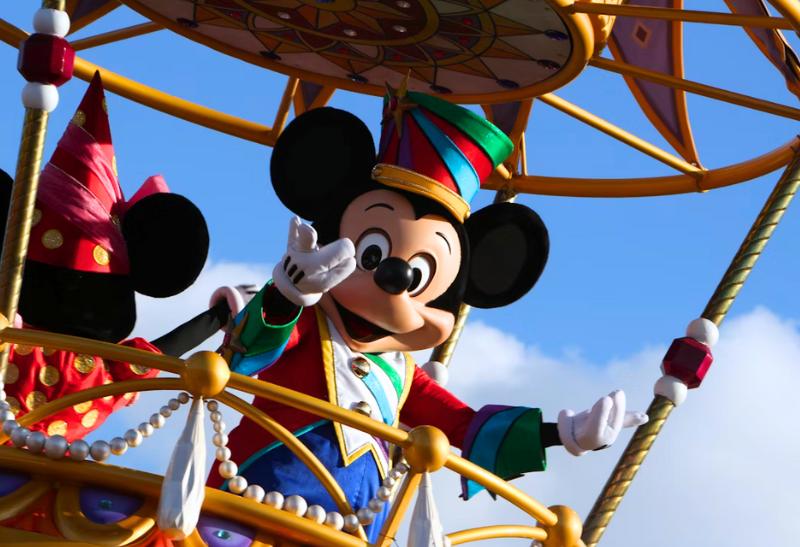 Čarovný svet v Disneylande.