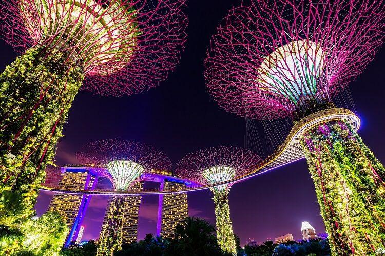 Singapurské „supertrees“