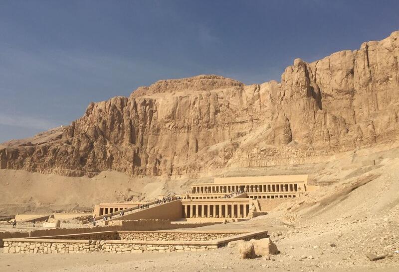 Chrám faraónky Hatšepsut.Egypt