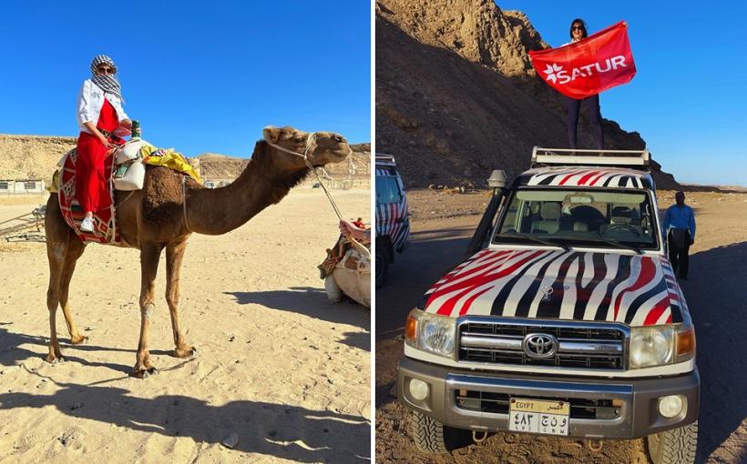 Jazda na ťave a na džípoch v púšti je jedným z top zážitkov, ktoré by ste v Egypte mali zažiť.