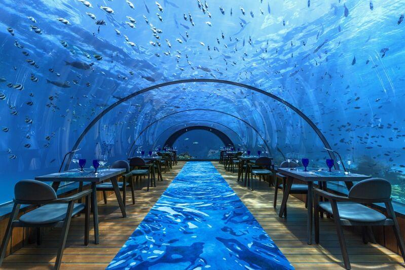 podmorská reštaurácia Ithaa