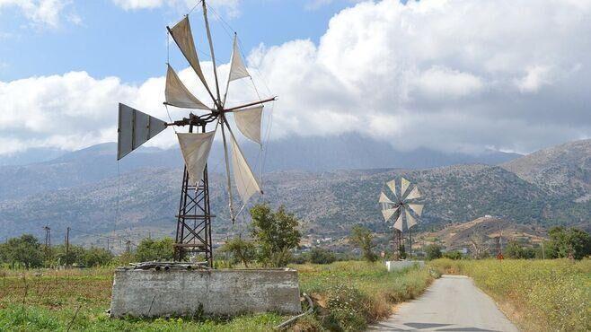 Lasithi na gréckom ostrove Kréta