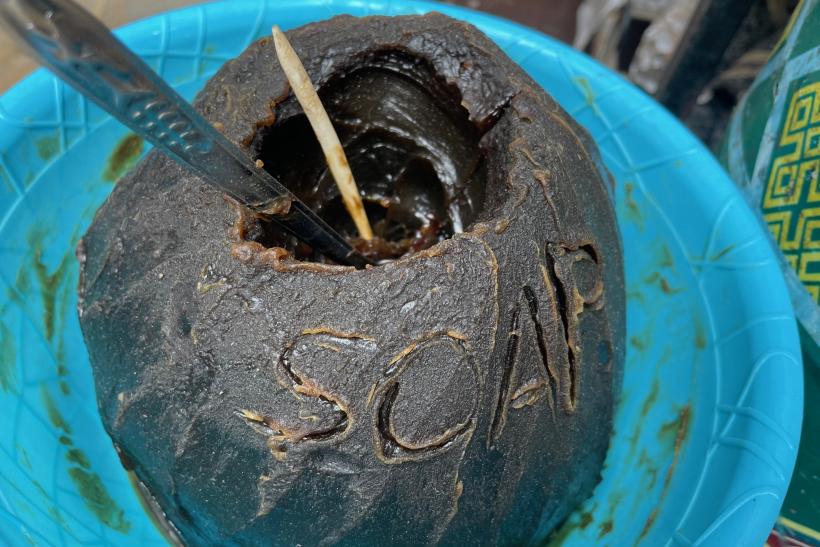 Čierne mydlo používané na marocký hammam