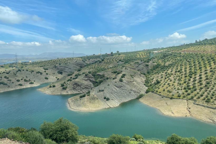 Úrodné svahy v Maroku.