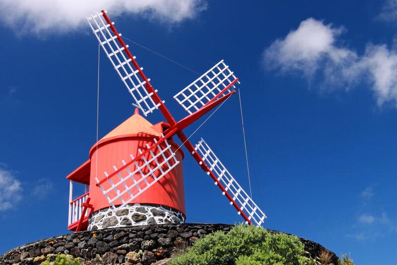 Tradičný veterný mlyn