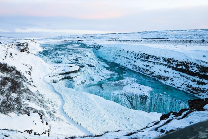 Vodopády Gullfoss