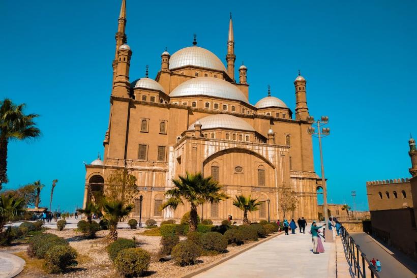 Mešita Mohameda Aliho v Káhire. Egypt
