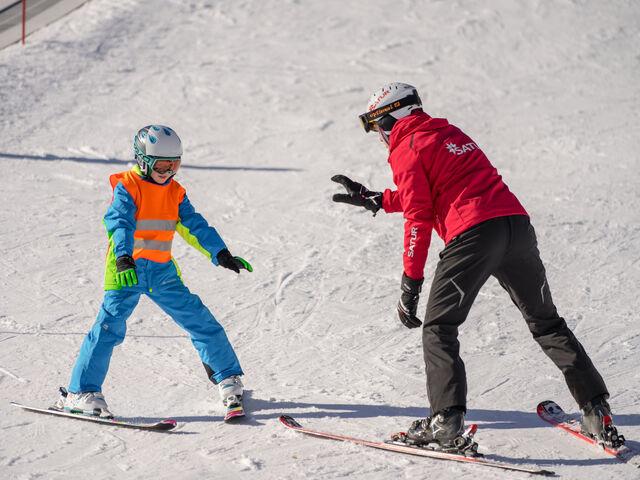 Planet Fun na lyžiach.Turracher Höhe. Rakúsko