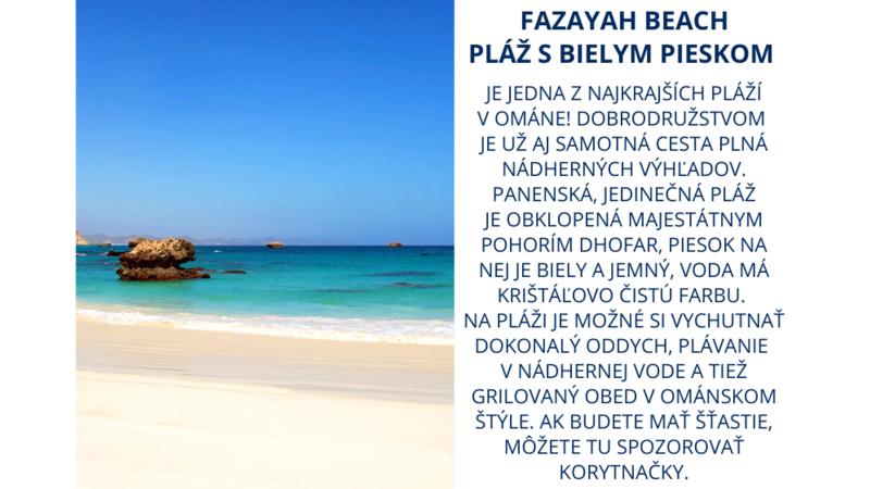 fazayah beach