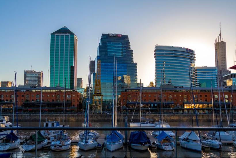 Puerto Madero v Buenos Aires.