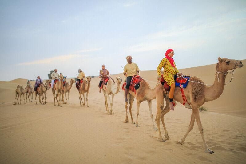 Jazda v púšti. Ras Al Khamiah