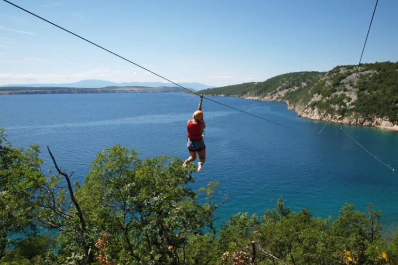 Zip Line Kačjak v Chorvátsku