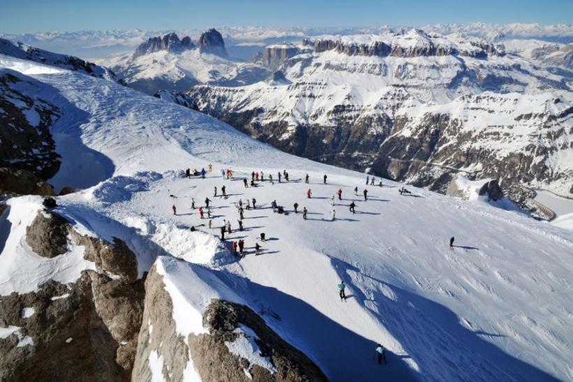 Lyžovačka na svahoch „Kráľovnej Dolomitov“