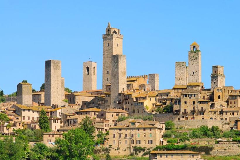 vysoké veže v San Gimignano