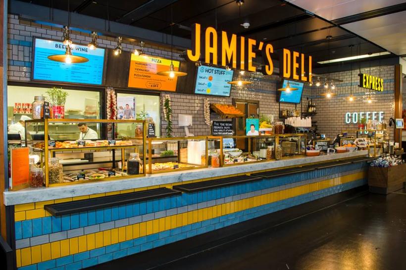 Reštaurácia Jamieho Olivera na viedenskom letisku.
