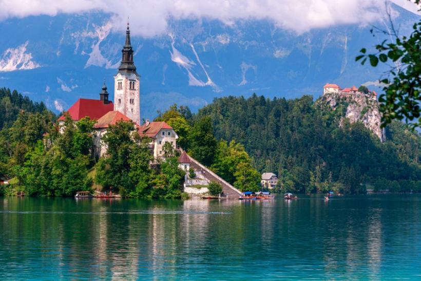 Jazero Bled a hrad Bled