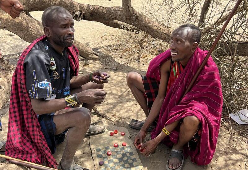 Masajovia pri hre