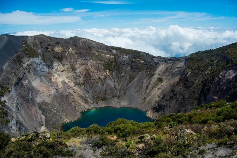 Sopka Irazú. Kostarika.