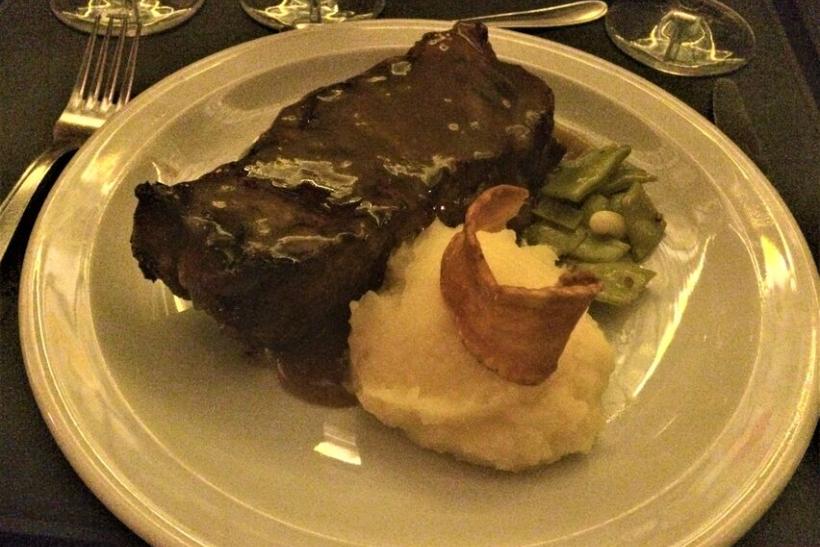 Baby steak v La Ventana, Buenos Aires.