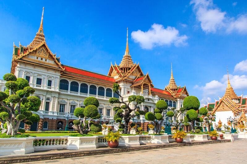 The Grand Palace v Bangkoku