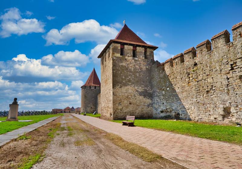 Pevnosť Tighina. Moldavsko.