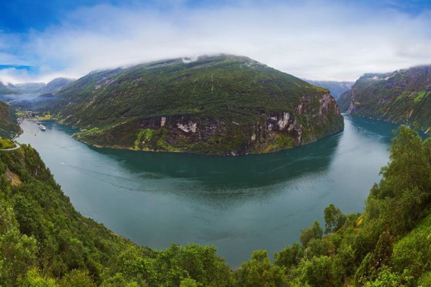 Fjord Geiranger, Nórsko